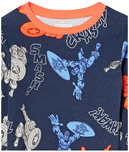 Image of Amazon Essentials Disney | Marvel | Star Wars Boys and Toddlers' Snug-Fit Cotton Pajama Sleepwear Sets