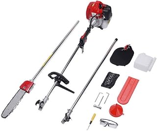 42.7CC Gas Powered Pole Saws 2-Stroke Gas Pole Saws For Tree Trimming with Single-Cylinder and Air-Cooled, Pole Chainsaw Suitable for Pruning Branches and Leaves in Orchards and Urban Greenery