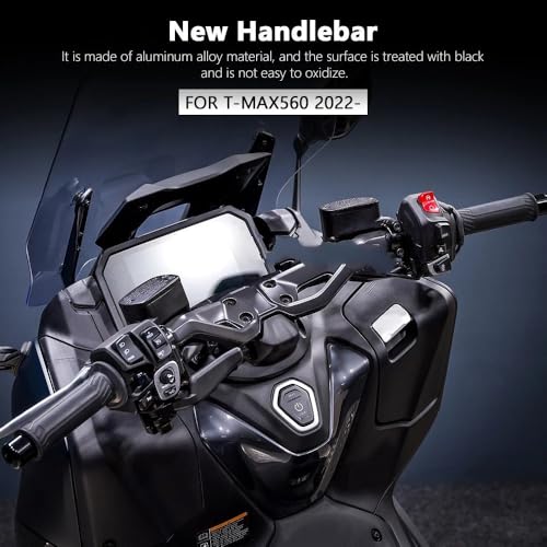 Fourche clip-ons guidon de moto en aluminium pour T-Max 560 22-24 - 3