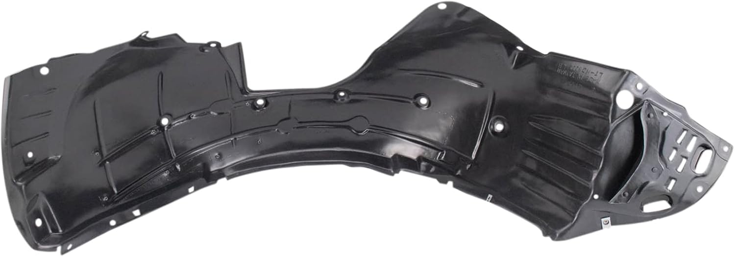 trq front inner fender liner set compatible with 2017-2019 honda civic ho1248175 ho1249175 bda14628