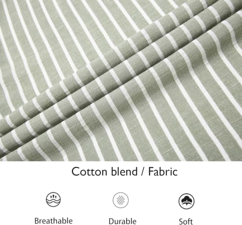 Image of Zombom Men's Regular Fit Vertical Striped Casual Shirt | Full Sleeve Cotton Blend Shirt for Men | Slim Fit Stylish Party