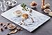 JEmarble Pastry Board 16x20 inch with Non-Slip Rubber Feets for Stability Perfect for Keep the Dough Cool and Chocolate Tempering(Premium Quality)