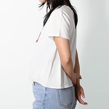 CHLOE ホワイト フリル コットン Ｔシャツ 半袖/関税込 121867.jpg