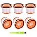 4 Filtri Di Ricambio Per Aspirapolvere Shark Wandvac WS620, WS630, WS632 – Compatibili Con Modello XFFWV360 – Morbidi E Efficaci