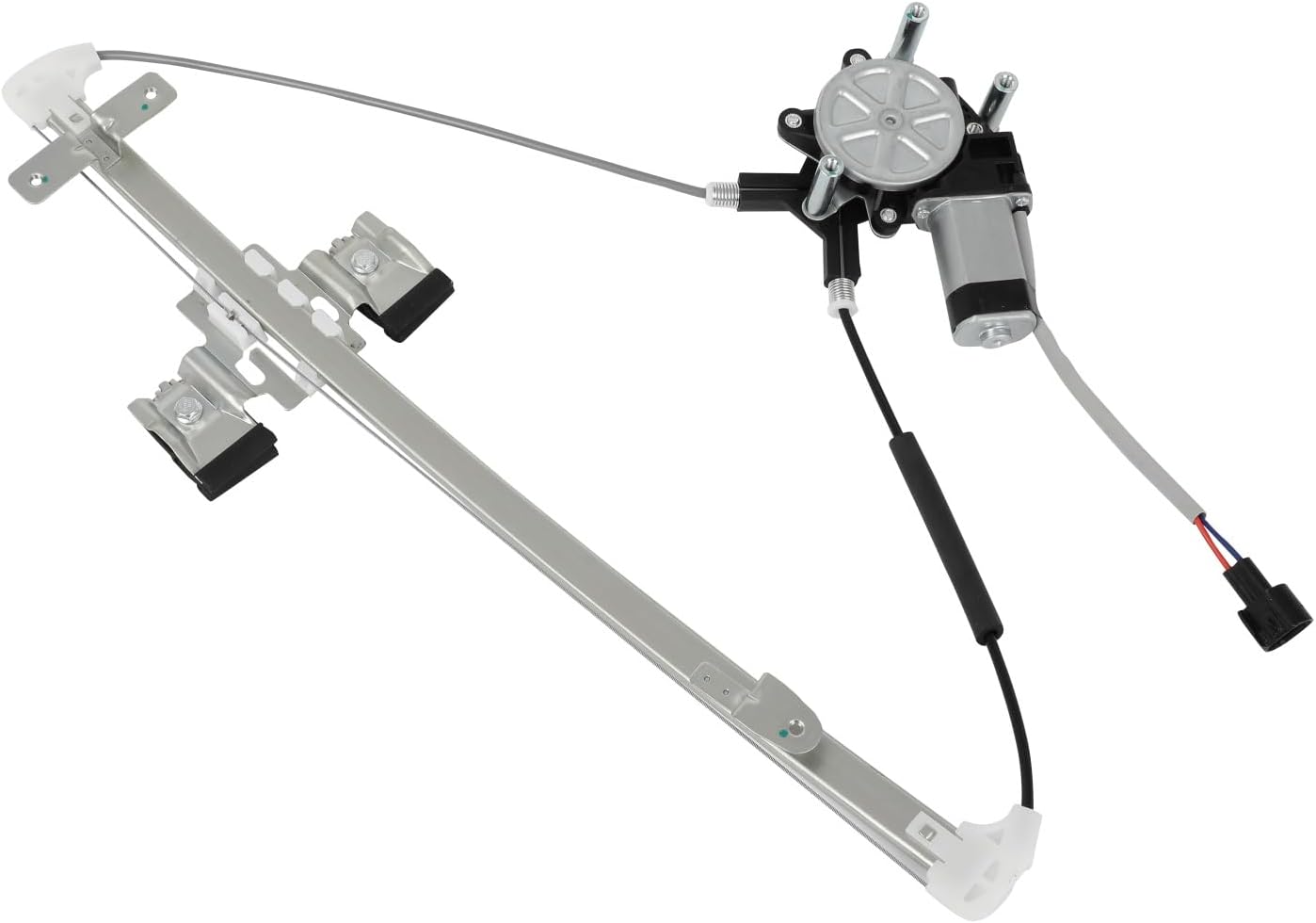 741-074 Power Window Regulator with Motor Rear Right Passenger Side Compatible with 2005-2010 for Dodge Dakota, 2006-2009 for Mitsubishi Raider, 2011 for Ram Dakota