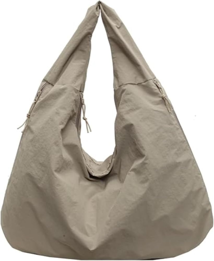 Large Hobo Bags for Women Crescent Slouchy Shoulder Bag Vintage Slouchy Tote Bag Casual Nylon Tote Bags for Women