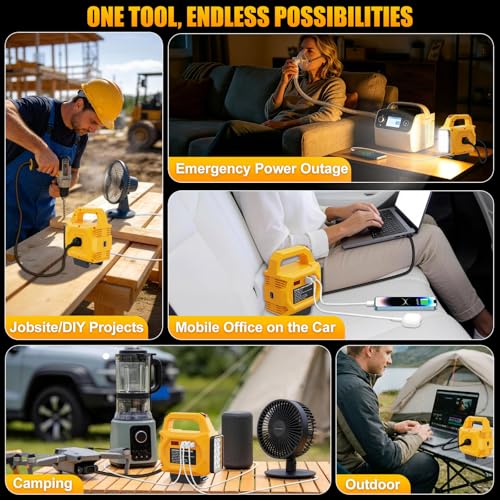 250W Power Inverter Compatible for Dewalt 20V Battery - image 8