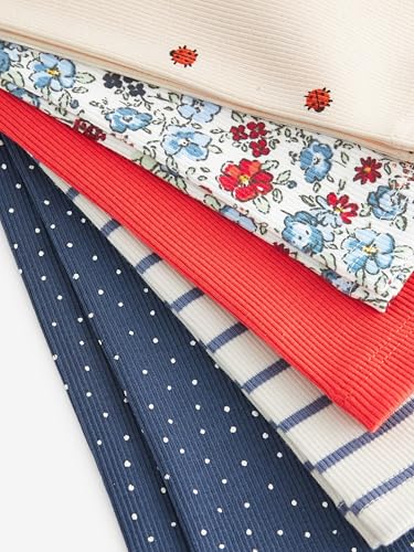 NEXT 5 x gerippte Leggings Marineblau 3 Monate