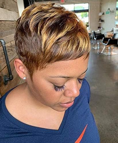 Short Hairstyles for Women Natural Synthetic Wigs for Black Women Short Pixie Cut Hair Wigs 10 Styles Available (nicelatus-9622)