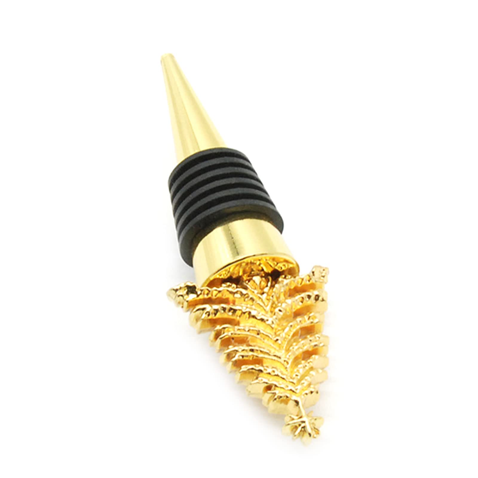 NEWFT Metal Wine Cork Wine Bottle Stopper Christmas Christmas Tree Shaped Wine Stopper Metal Wine Bottle Stopper