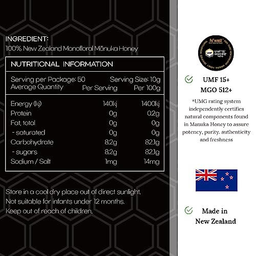 Miel Premium Manuka Hi Well Pack 3 x 500 g miniatura 2