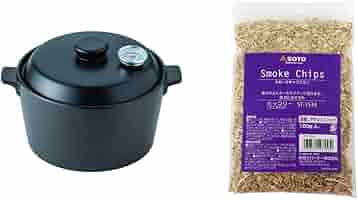 SOTO(ソト) スモークポットIH ブラック ST-128BK燻製チップセット Amazon | SOTO(ソト) スモークポットIH ブラック ST-128BK