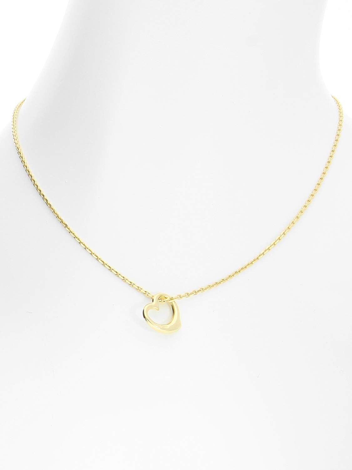MyGold Ciondolo a forma di cuore Senza Catena, in oro giallo, 333/585/750 Oro (8/14/18 carati), 13 mm x 12 mm, a forma di cuore, collana Verity MOD-03921