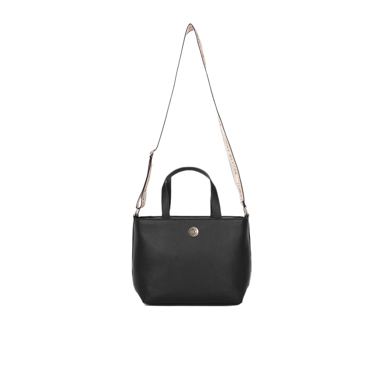 Tommy Hilfiger Pu Black Solid Women Shoulder Bag (OS) - S24HWBG315 (B0CZ99LVKD) Amazon Price History, Amazon Price Tracker