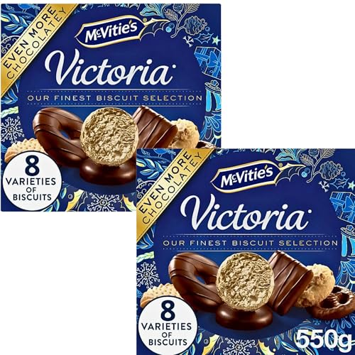 Biscuit Treat Bundle Consisting Mcvities Victoria Selection Festive Biscuits 275g (2 Pack)
