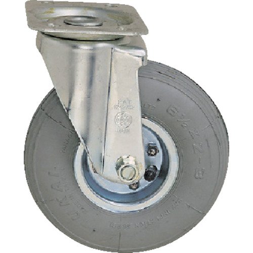 TRUSCO(トラスコ) エコ運搬車用 空気タイヤ 自在キャスターΦ180 ゴム車 SD-180ARJ