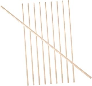 TOYZFRIENDY 12pcs Wooden Window Trim Molding Strips Thickness Apply Decorative Wooden Decor for DIY Window Projects and Photography Props