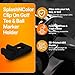 SplashNColor Golf Ball and Tee Holder with Clip – ABS Golf Tee Organizer for Bag, Durable Golf Accessory for Men & Women, Compact Ball and Tee Holder for Golf Enthusiasts - White 3 Pack - 1 Slot Each