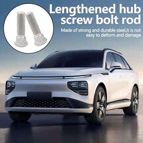 SHUNCHG 5 Stück M12x1.5 Radbolzen Stehbolzen Bolzen,48mm Radstahl Schrauben,OEM#90942-02049 90942-02070,Autozubehör Ersatz-Schraubensatz für Chevrolet,Lexus,Toyota