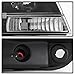 ACANII - For Blk 1999-2004 Jeep Grand Cherokee OPTIC LED Tube Projector Headlights Headlamps Driver & Passenger Side