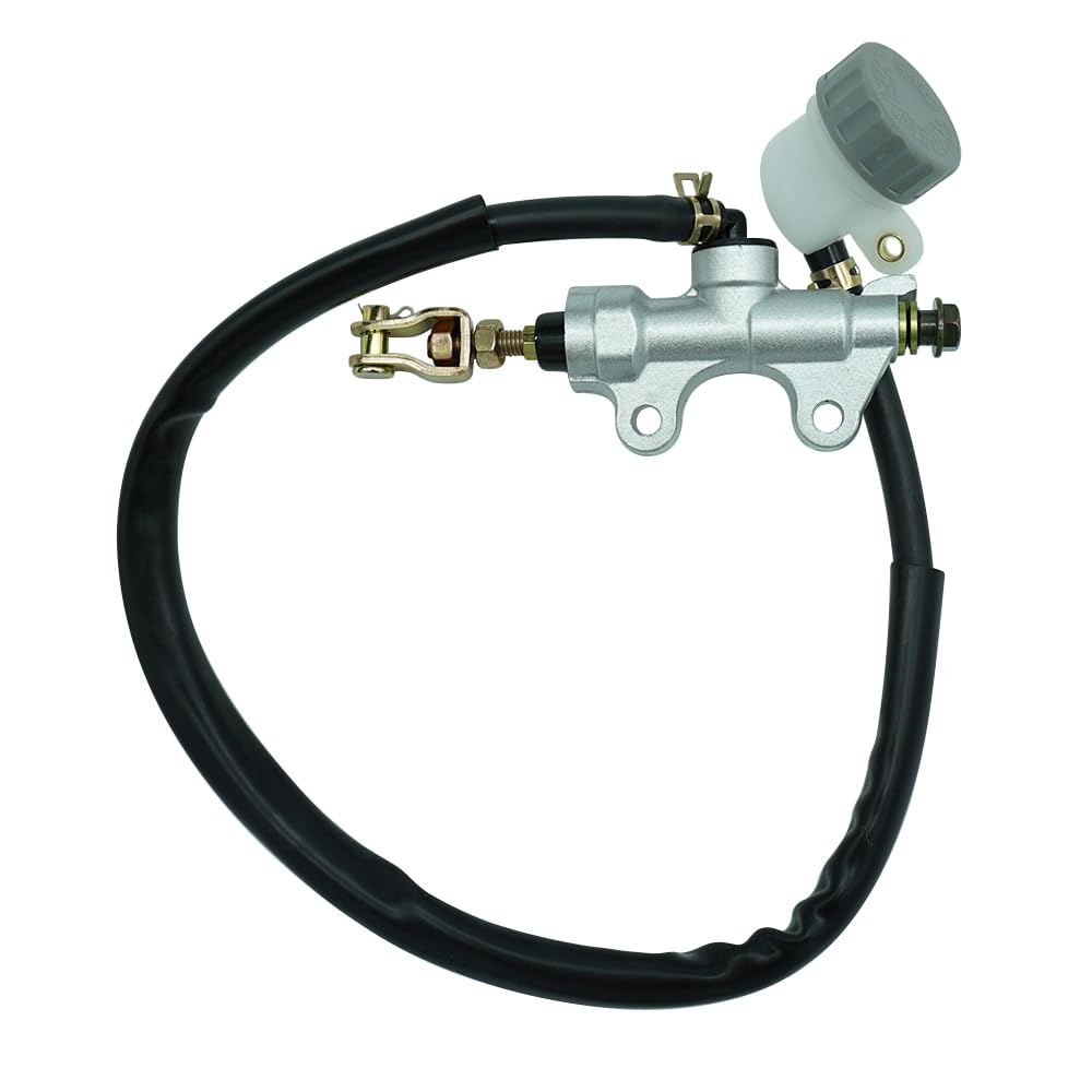 Pompa Cilindro Maestro Freno pedale posteriore per Yama-ha Raptor 125 250 YFM125 YFM250 YFZ450 YFZ450X (non includere YFZ450R/YFZ450X) e Serbatoio