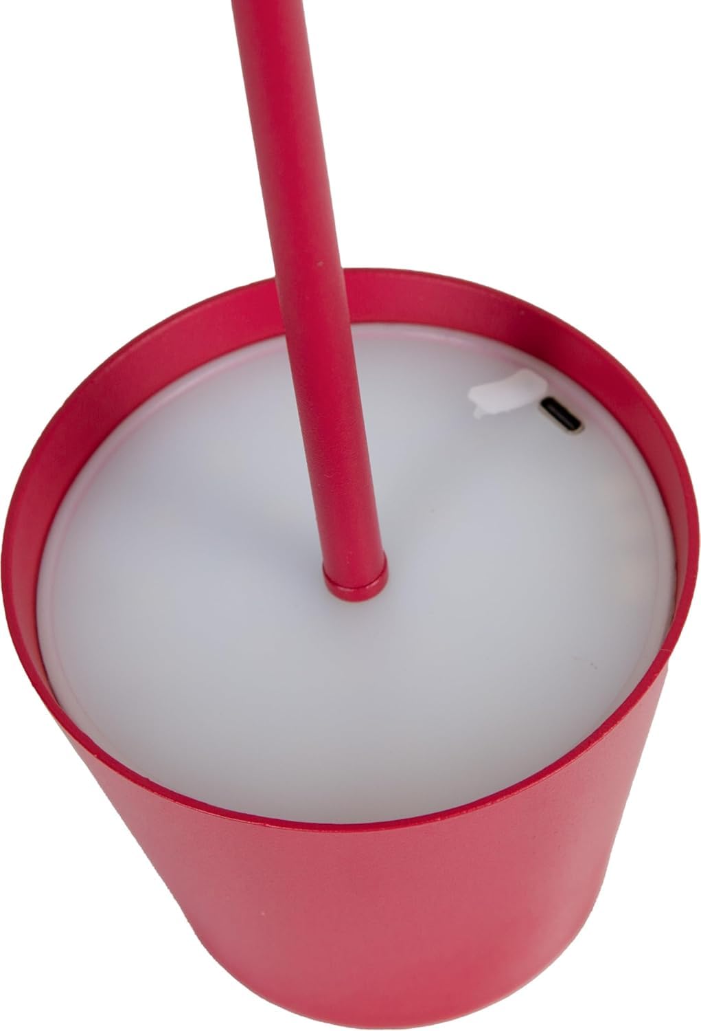 SMART-J Lampada Ricaricabile LED da Tavolo Easy Circle – 3 Temperature di Luce, 6 Ore di Autonomia, Design Moderno, Interruttore Touch, USB Ricaricabile (Rosa)