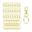 Golden 50pcs Length: 1.26inch(32mm) Inside width: 0.39inch(10mm)