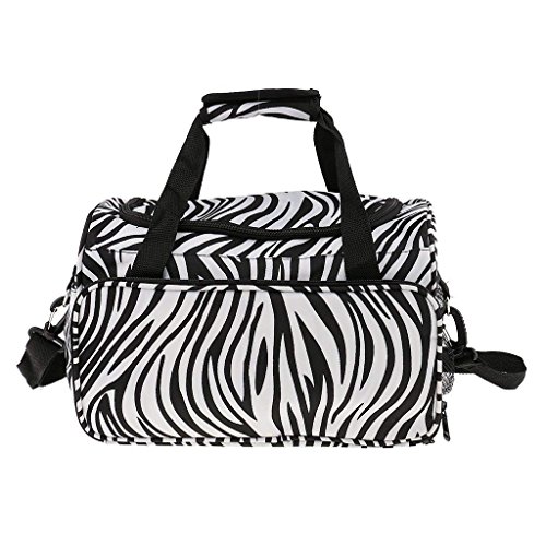 Backbayia Caja Bolsa Caso de Almacenaje Organizador para Peluquería de Salón Tijeras Peine