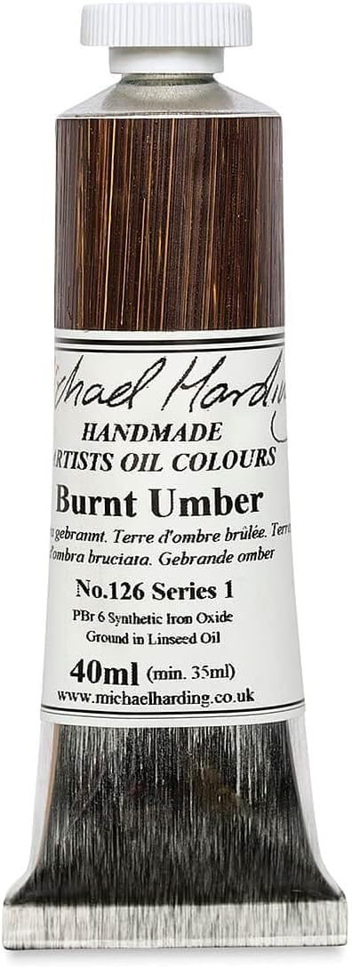 Artist Oil Colours, Burnt Umber, 40ml Tube, 12640