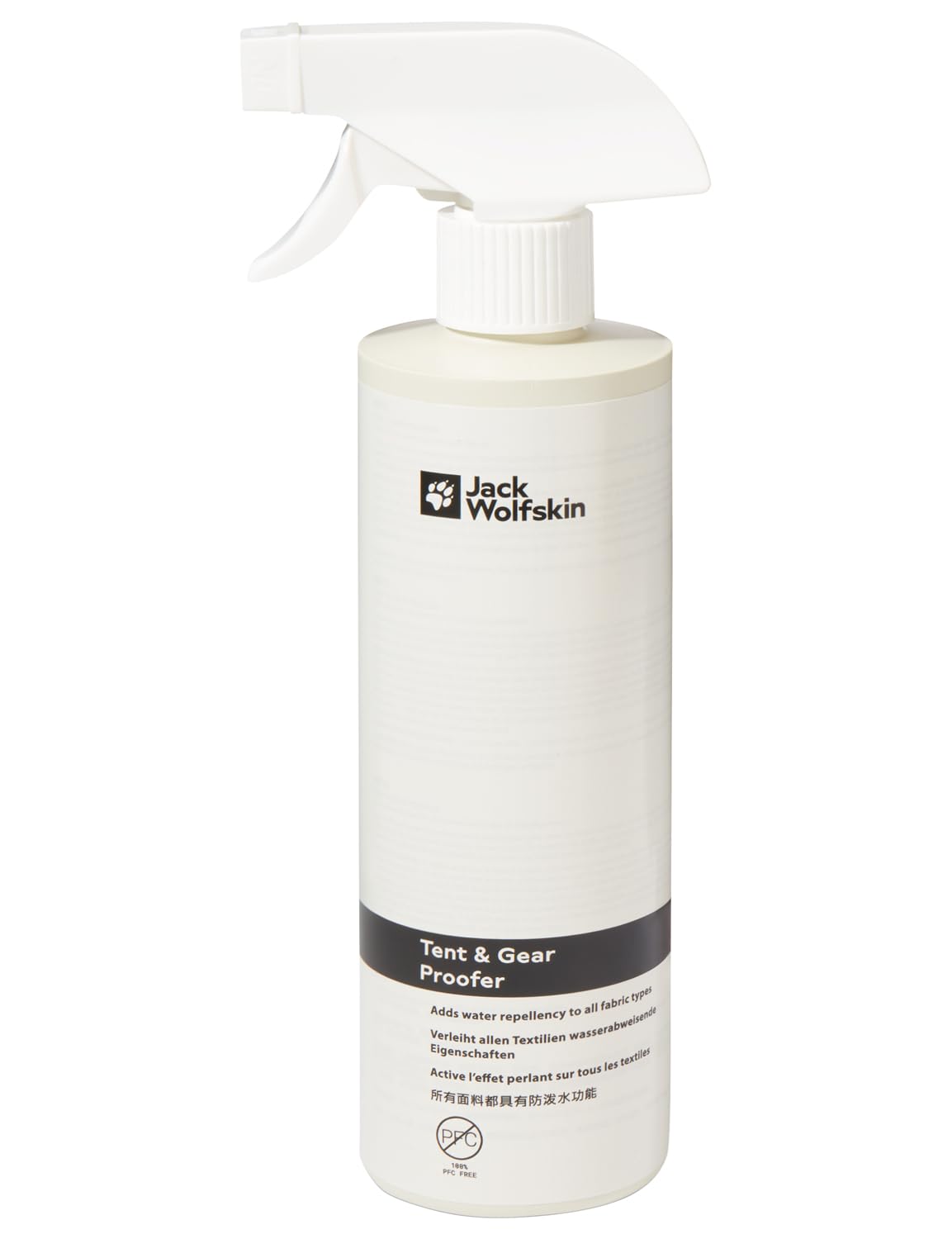 Jack Wolfskin Unisex – Spray Impregnujący Dla Dorosłych Tent & Gear Proof Imprägnierspray, Biały, Rozmiar Uniwersalny