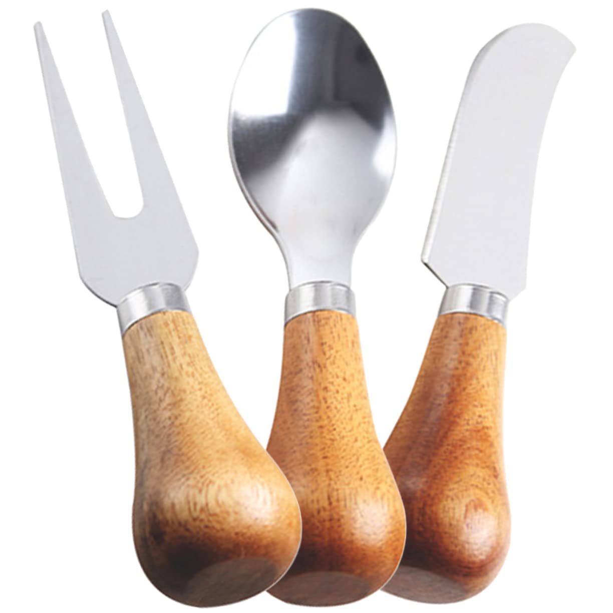 PRETYZOOM Cheese Knife Set Cheese Spreader Slicer Spatula 4-piece Charcuterie Tools Great for Hosting Entertaining