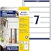 Produktbild AVERY Zweckform LR4760-10 Recycling Ordnerrücken Etiketten (70 Rückenschilder, 38x192mm auf A4, 100% recyceltes Altpapier, bedruckbare, selbstklebende Ordneretiketten, fürs HomeOffice) 10 Blatt, weiß