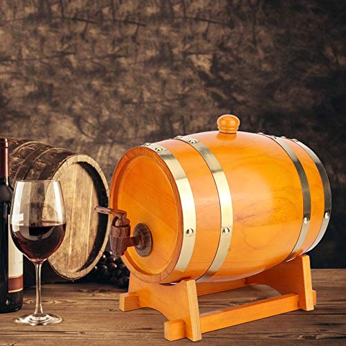 Barris de envelhecimento de carvalho de 3 litros Barril de uísque, balde de vinho caseiro Barril de
