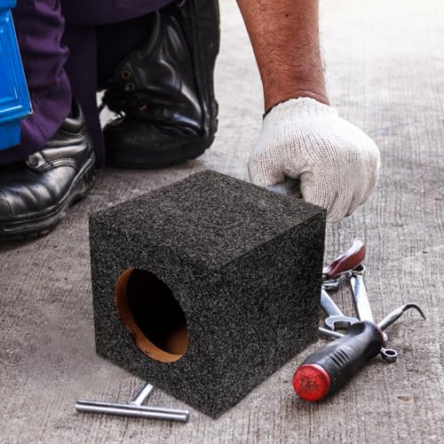 Caisson de basses pour voiture en bois rigide et mousse acoustique