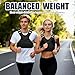 Ragebby Adjustable Weighted Vest for Women Men, 4-10lb Vest with 6 Ironsand Weights, Weight Vest with Reflective Strip for Running, Walking, Exercise, Strength Training