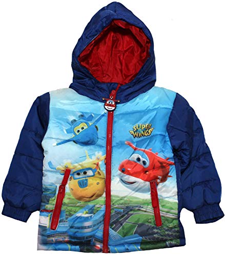 Preisvergleich Produktbild Jungen Super Wings Winter Kapuzenjacke Marine-5 Jahre / 110 cm
