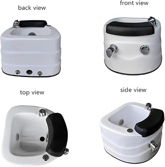 Portable Pedicure Foot Spa Bathtub, Pedicure Bowl,Foot Bath,feet spa tub,Pedicure Spa Bathtub, Acrylic Pedicure Chair Shampoo Sink, Sink Spa Foot Shower Wash Salon,Massage Foot