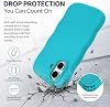 Funda magnética para iPhone 16 de Pepmune, silicona líquida premium, turquesa | Compatible con MagSafe, borde ondulado, forro interior de microfibra suave anti-rayas, funda protectora a prueba de golpes para hombre y mujer 6