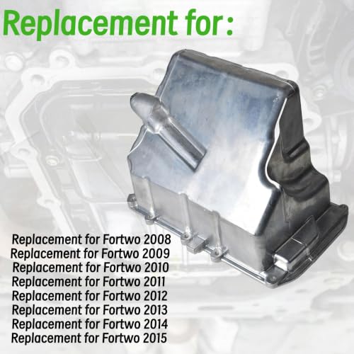 munirater Aluminum Silver Engine Oil Pan Replacement for Fortwo 2008-2015 Replacement for 1320100013 by munirater - Used condition - Image 6