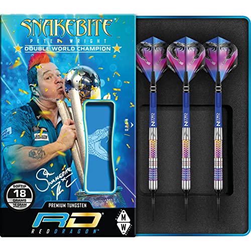 Dardos Red Dragon Tungstênio 20g - Com Hastes E Voos Inclusos