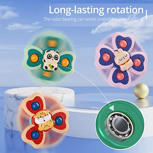image for ALASOU 3PCS Novelty Spinning Tops Toddler Toys Age 1-2|1 2 Year Old Bo
