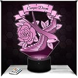 Lampephoto.fr - Lampe 3D Hirondelles Style Tattoo Vintage Cadeau Hirondelles Style Tattoo Vintage Tatouage Oiseau, Veilleuse Tactile Led, Effet Hologramme 3D, Idée Cadeau Noël Anniversaire Garçon