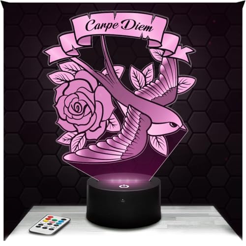 Lampada da comodino, Luce notturna tattile formula 1 Lampada illusione 3D LED, idea regalo di Natale per ragazzi e ragazze Lampada da notte per bambini o adulti