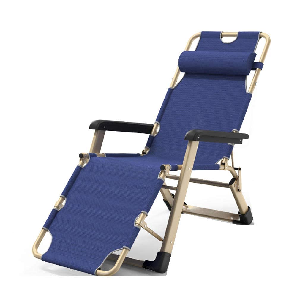 Chaises longues décontractées Gravity Garden bleues contre le mal de dos