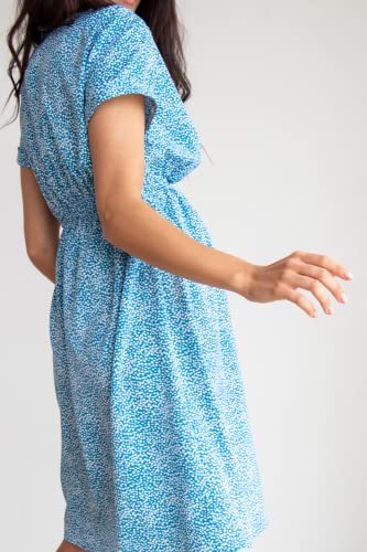 Robe femme maternité été légère fluide style minimaliste et décontracté - 5