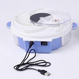Fly Trap, Electric Automatic Fly Trap with Rechargeable Battery, Rotating 360° Catc…