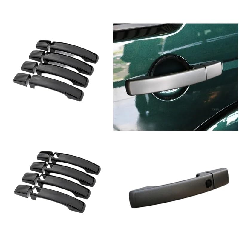 Poignée porte extérieure voiture cache noir brillant Discovery 4 LR4 Range - 6