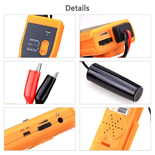 Nf-816 Cable Wire Locator Metal Pipes, Electrical Wires, Coax Cable with Earphone