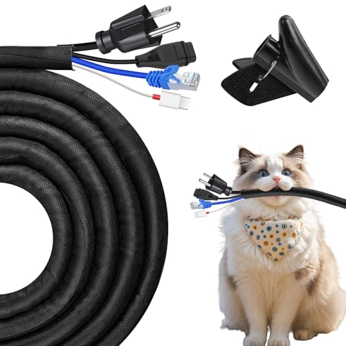 Amazon.co.jp: JAHOMFAI 配線カバー 犬と猫用 3M 直径13mm ケーブル