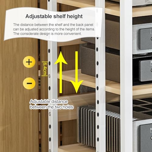 Support audio et meuble multimédia AV à étagères ouvertes pour studio - 3